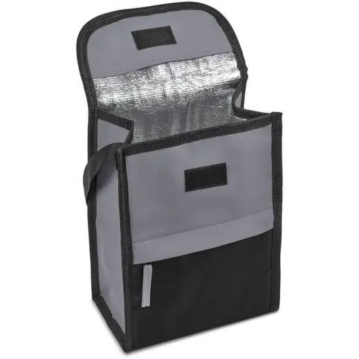 Serendipio Winnipeg Recycled PET 9-Can Cooler Grey Open